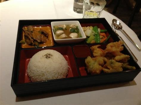 Thai Bento Box Picture Of Chaopraya Eat Thai London Tripadvisor