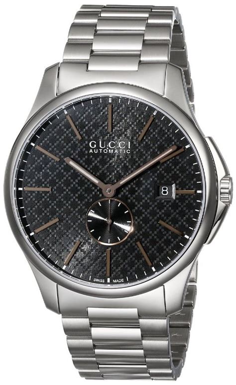 Gucci Mens Ya126312 G Timeless Collection Swiss Automatic Watch Top