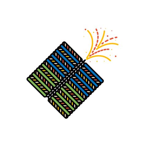 Diwali Festival Fireworks Lights Patakas Icon Free Download