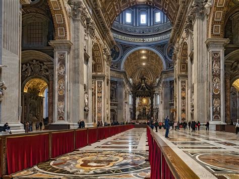Saint Peters Basilica Of The Vatican In Rome In Italy