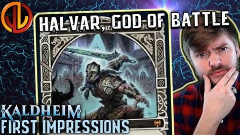 Halvar God Of Battle Kaldheim Spoilers Commander First Impressions
