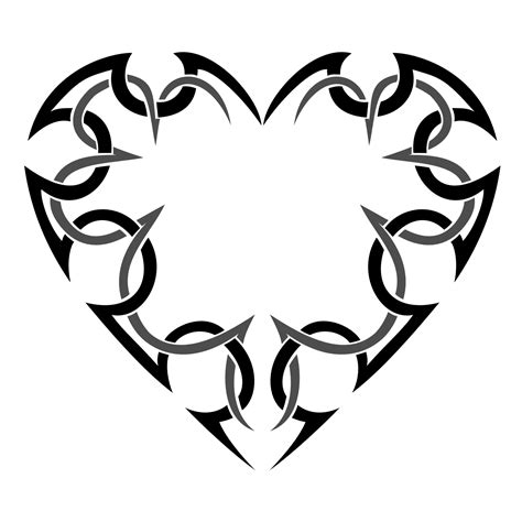 Tribal Heart Tattoos Designs And Ideas Clipart Best Clipart Best