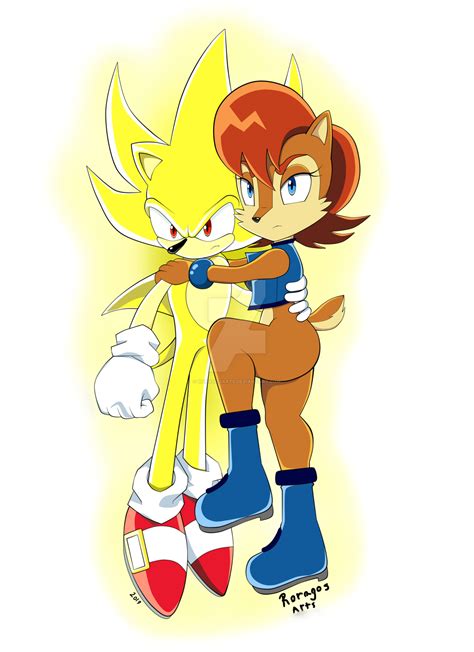 Super Sonic X Sally Acorn Fanart By Roragosarts On Deviantart Sonic