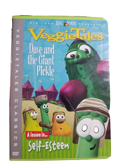 Veggie Tales Dave The Giant Pickle A Lesson In Self Esteem Dvd Ebay