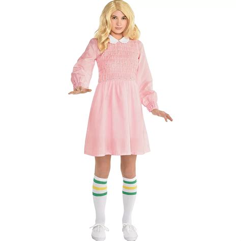 Child Eleven Pink Dress Stranger Things Party City