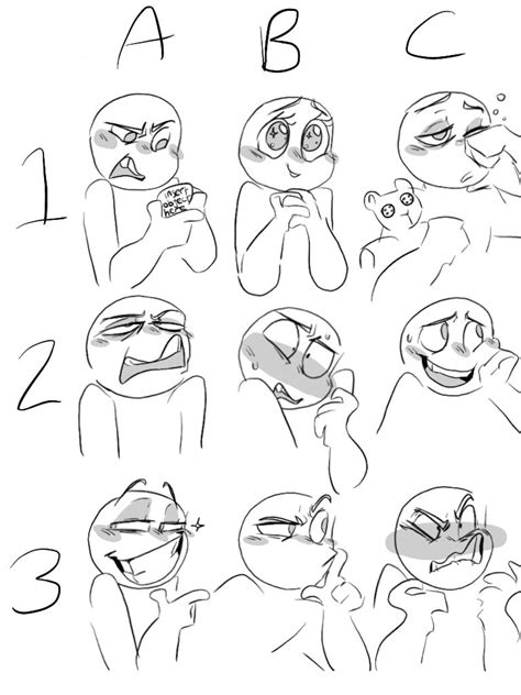 Referencias Para Dibujos Drawing Face Expressions Art Reference