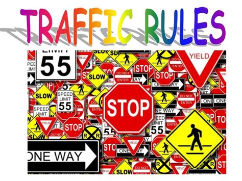 PPT - TRAFFIC RULES PowerPoint Presentation, free download - ID:2764110