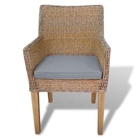 Chaise en rotin avec les pieds en bois - Achat/Vente chaise salle a