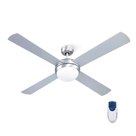 5 best ceiling fans with light. Devanti 52" Ceiling Fan with Light Silver - Co Clearance ...