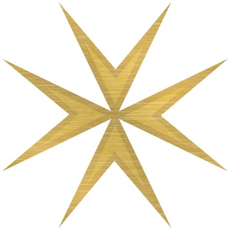 Gold Maltese Cross 1194201 Png