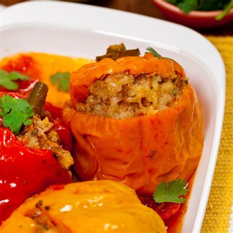 How To Pre Cook Cook Bell Peppers Before Stuffing Them Microwave