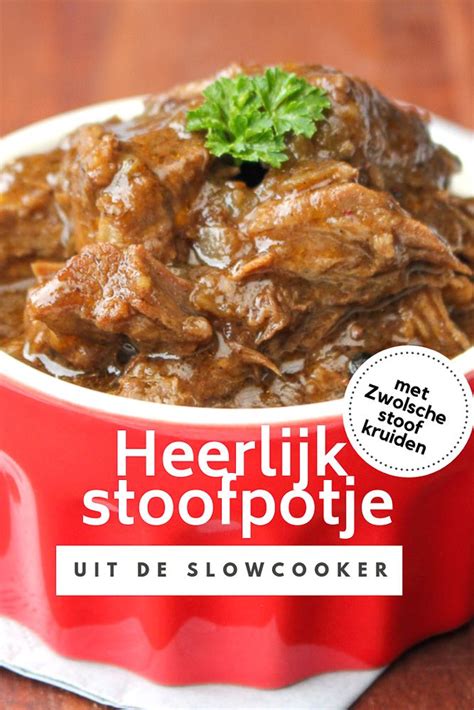Heerlijk stoofpotje uit de slowcooker