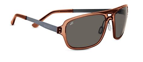 Serengeti Cosmopolitan Collection Nunzio Sunglasses Crystal Dark Brown