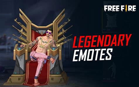 5 Best Legendary Emotes In Free Fire After The Ob34 Update