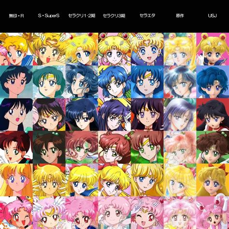 Many Different Anime Characters Are Shown In The Same Grided Image