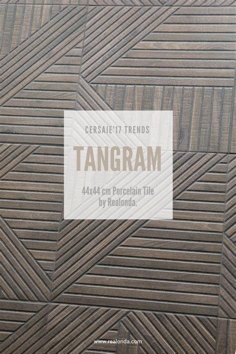 Tangram 44x44 Cm 17x17 Porcelain Tile By Realonda Madera