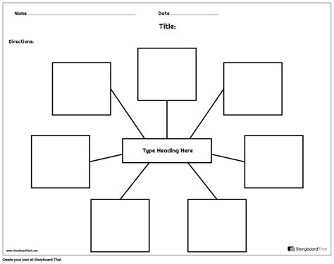 Spider Map With Lines 8 Storyboard By Worksheet Templ Vrogue Co