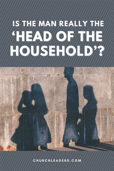 Is The Man Really The Head Of The Household