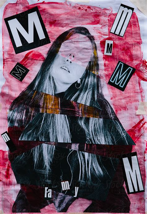 Anonymous Woman Collage Del Colaborador De Stocksy Kkgas Stocksy
