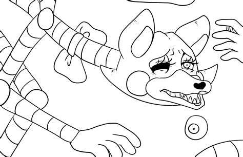 Mangle Coloring Pages Fnaf K5 Worksheets