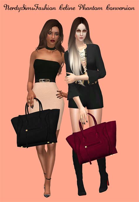 Sims 4 Ccs The Best Bag By Nerdysimsfashion