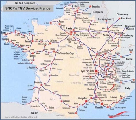 Tgv Map France Tgv France Network Map Western Europe Europe Gambaran