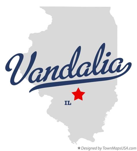 Vandalia Illinois Map