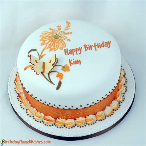 Kim Birthday Cake Birthday Cake For Boyfriend Happy Birthday Wishes