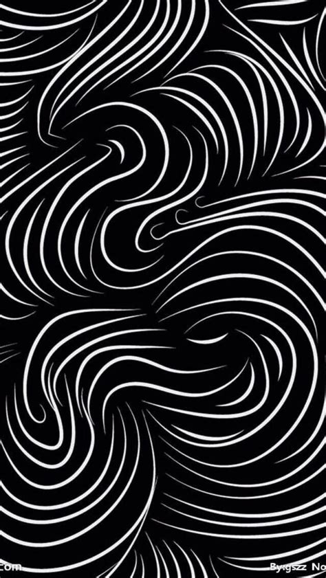 Aesthetic Trippy Black And White Wallpaper Published By April 20 2020
