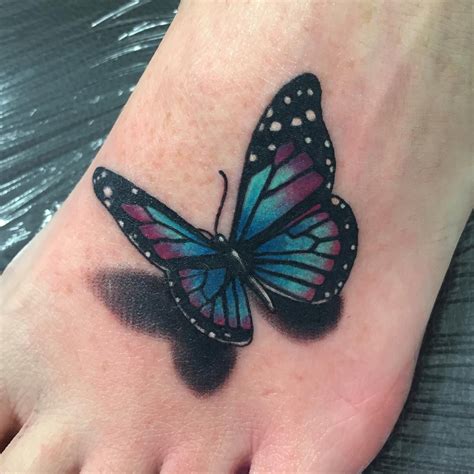 Butterfly Foot Tattoo Cover Up Butterfly Mania