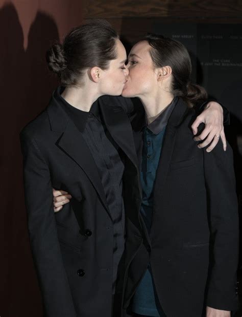 Can't believe i get to call this extraordinary woman my wife, page, 30, captioned the photos, which include a picture of the couple's hands together donning wedding bands. Ellen Page and Wife Emma Portner Share Sweet Kiss at Movie ...