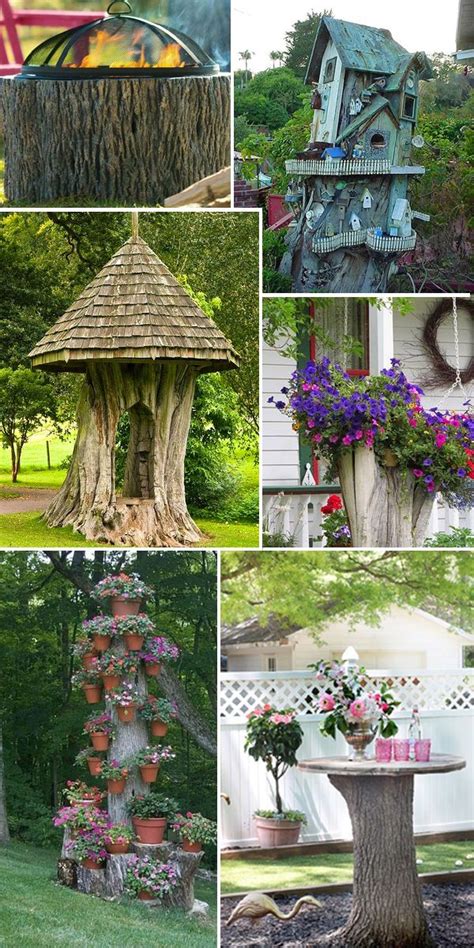 15 Stunning Tree Stump Ideas For Garden That Will Blow Your Mind Tree