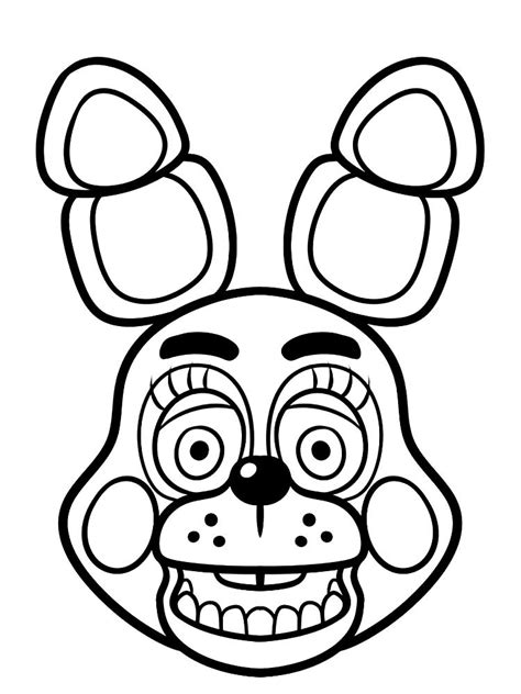 Bonnie Coloring Pages 🖌 To Print And Color