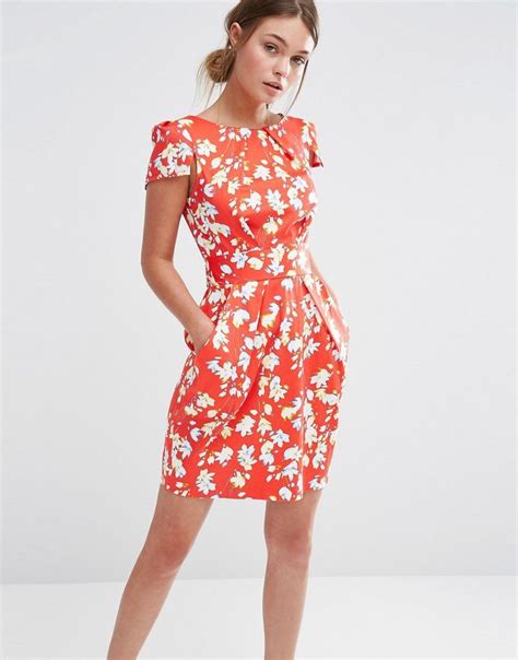 Closet Floral Print Short Sleeve Dress At Floral Print Maxi Dress Fashion Short