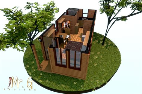 The tiny house movement has been growing fast as homeowners look for ways to declutter or downsize, or simply want to live small. Garrett S. - Tiny House 3D Floor Plan Model