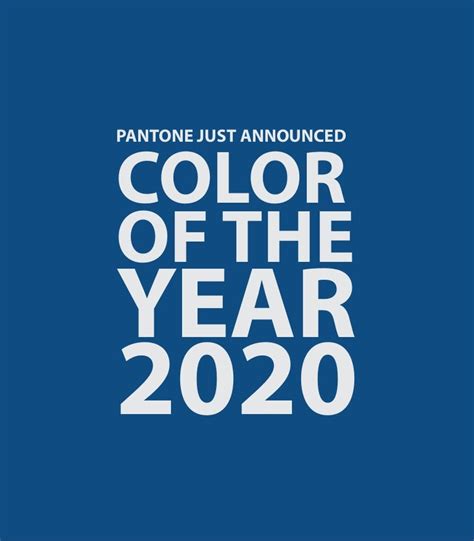 Pantone Color Of The Year 2020