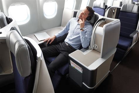Blocking seats for more space on board. Pictures of Malaysia Airlines' new A330 business class ...