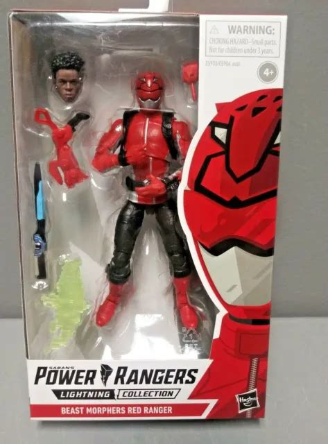 Power Rangers Lightning Collection Beast Morphers Red Ranger Action