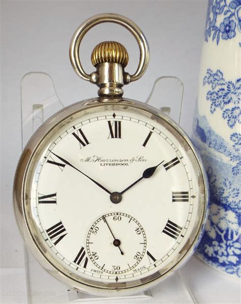 Antiques Atlas Antique Silver Pocket Watch By Tavannes Watch Co