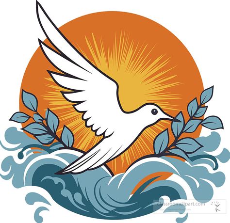 Christian Clipart Christian Baptism Symbol Dove