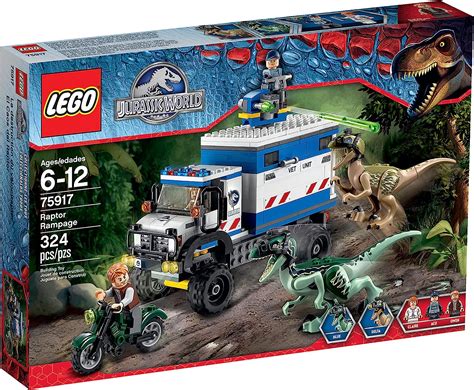 Lego Jurassic World 75917 Jeu De Construction La Destruction Du Vélociraptor Amazon Fr