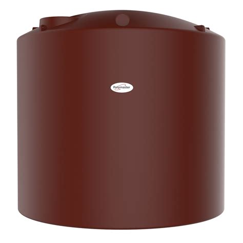 Polymaster 10000l Smooth Wall Round Polychoice Water Tank Heritage Red