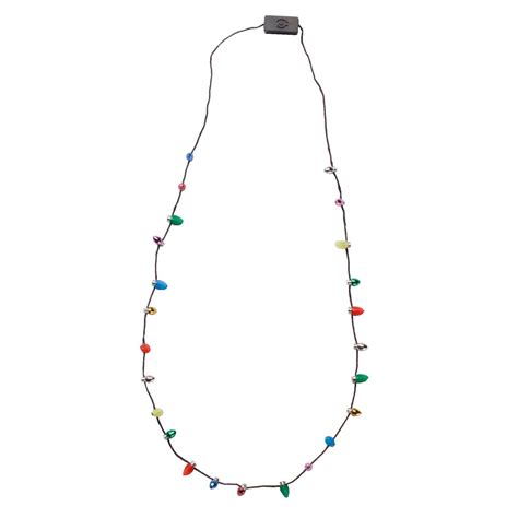 Fbl stocks light up necklaces, led bracelets, flashing rings and blinky body light pins Christmas Light Bulb Necklace - Holidays & Fun - Miles Kimball