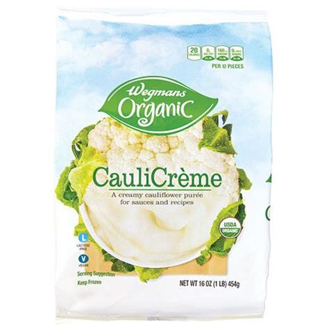 Frozen Cauliflower Purées Wegmans Organic Caulicrème Is A Three