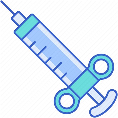 Adrenaline Injection Medical Syringe Icon