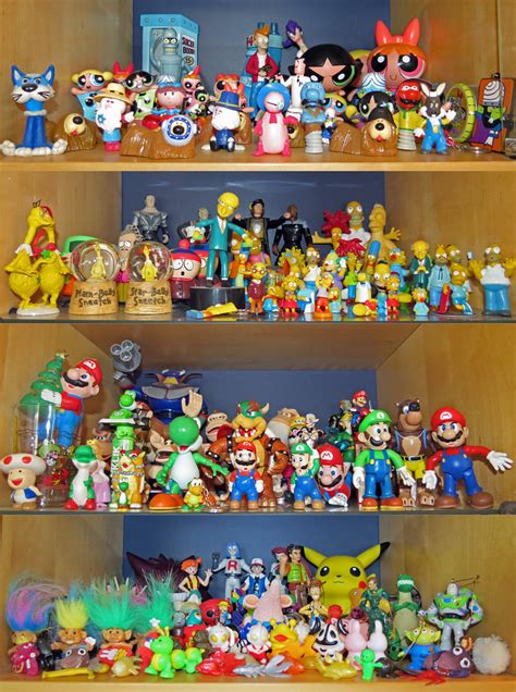 Toy Collection Shelf Display A Compilation Photo Of Variou Flickr