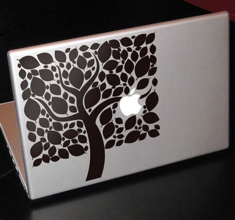 árvore quadrada autocolante macbook TenStickers