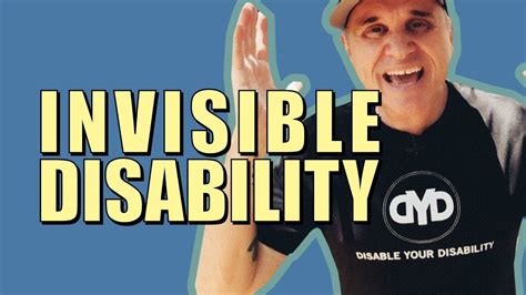 Living With An Invisible Disability Youtube
