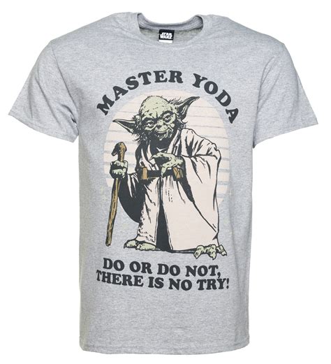 A new hope started something special and here at zavvi we're all absolutely huge fans of the franchise. Men's Grey Marl Yoda Do Or Do Not Star Wars T-Shirt