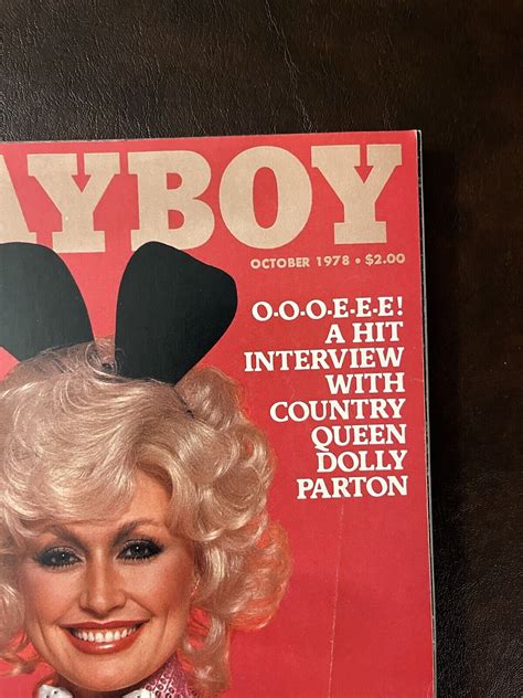 Mavin Dolly Parton Playbabe Magazine October Dolly Parton